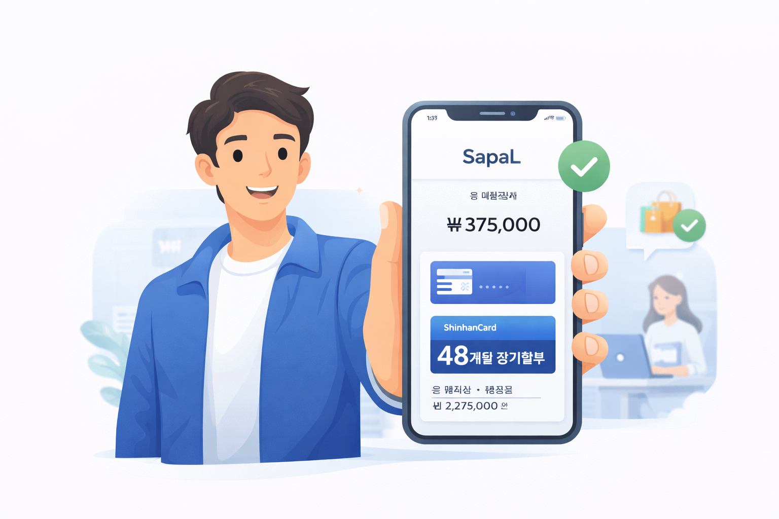 SapaL Pay 결제 링크 생성 화면